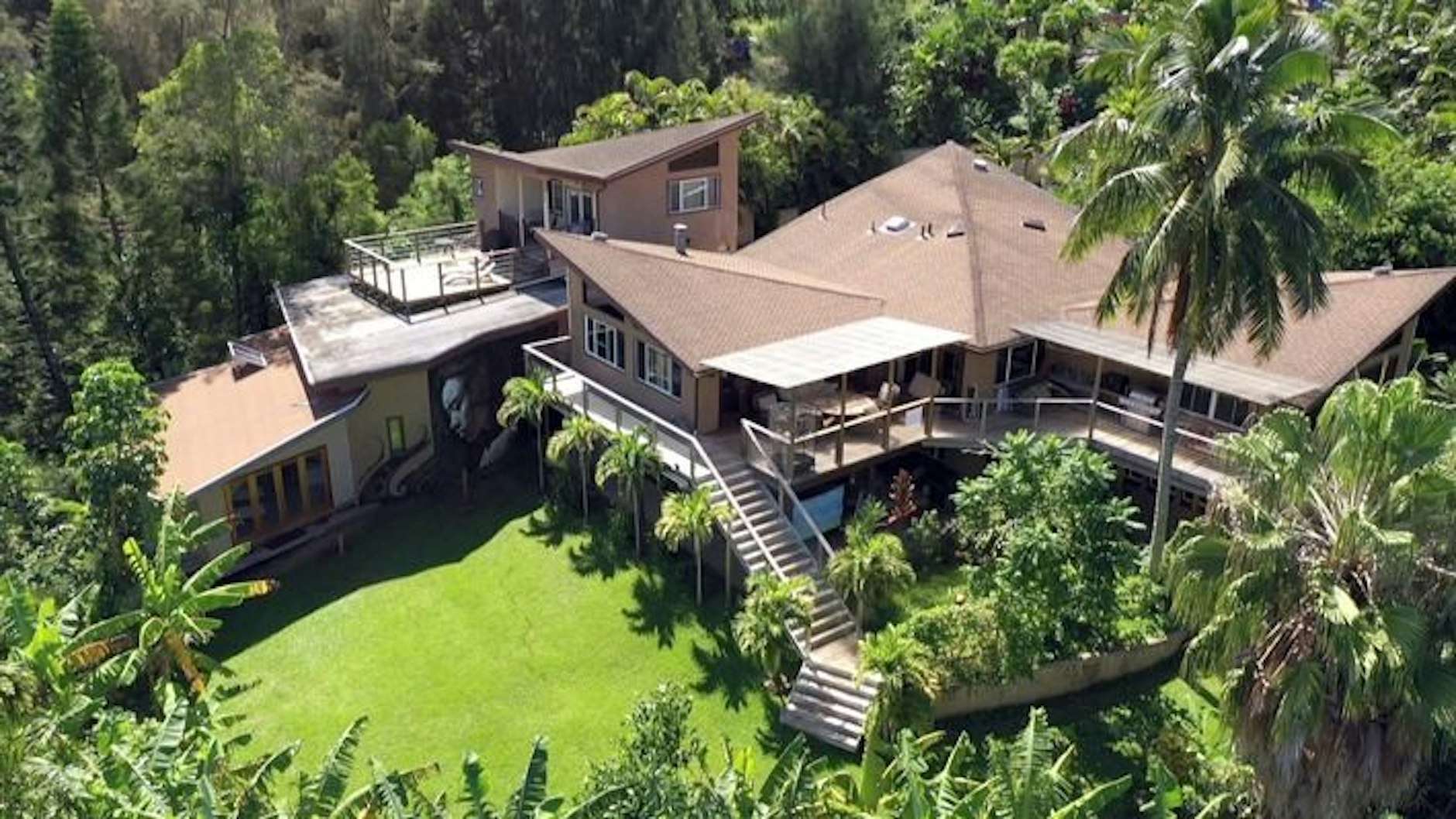 Das Anwesen von Konny und Manu Reimann auf Hawaii.