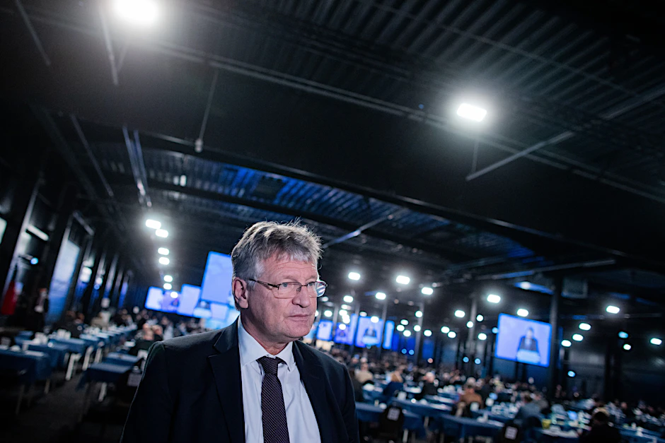 Parteichef Jörg Meuthen beim Bundesparteitag der AfD in Kalkar.&nbsp;