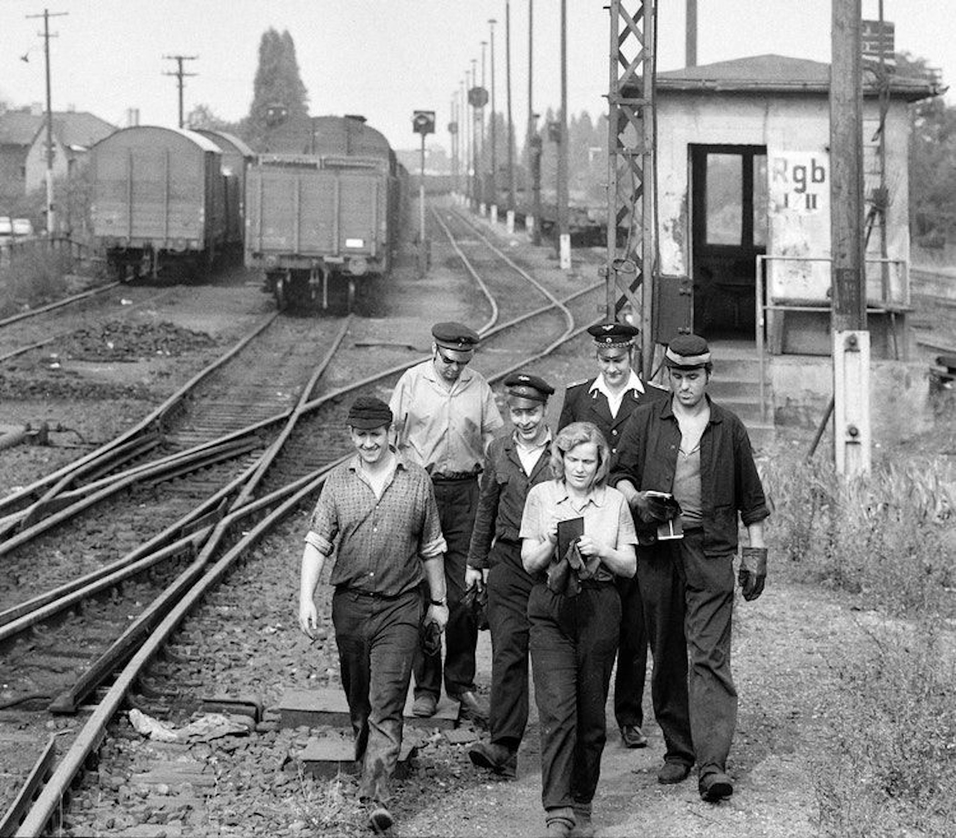 Bahnbrigade am Reichsbahn-Betriebsbahnhof Berlin-Rummelsburg, 1970