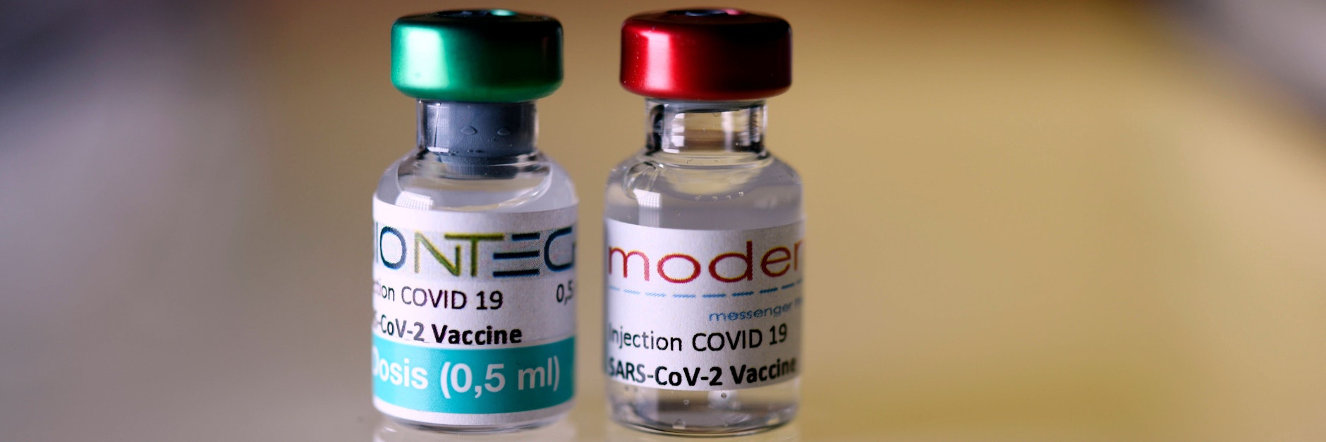 Die Impfstoffe von Biontech/Pfizer und von Moderna.