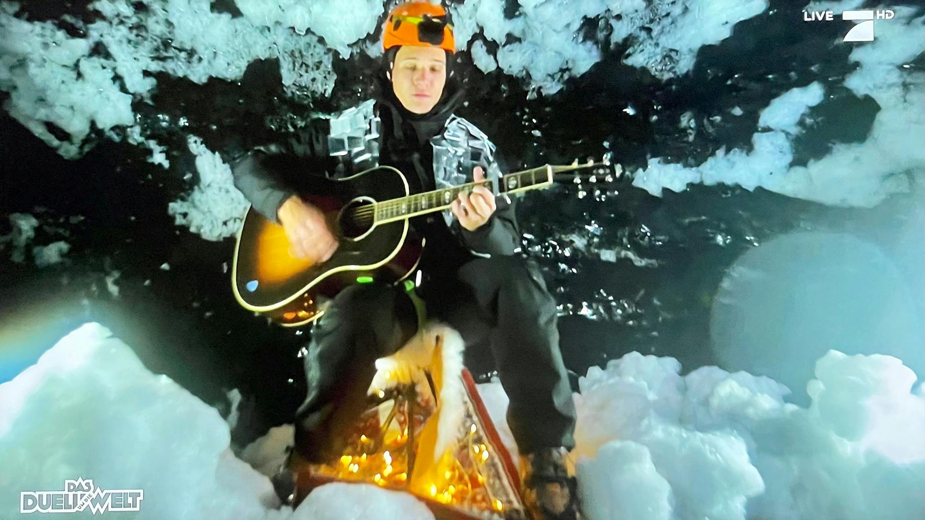 Konzert im ewigen Eis: Wincent Weiss. 