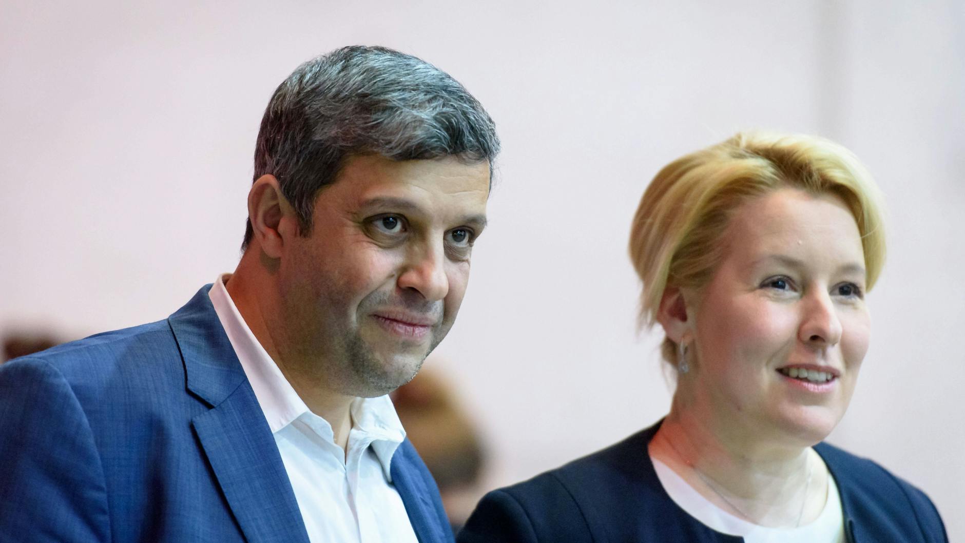 Raed Saleh und Franziska Giffey.