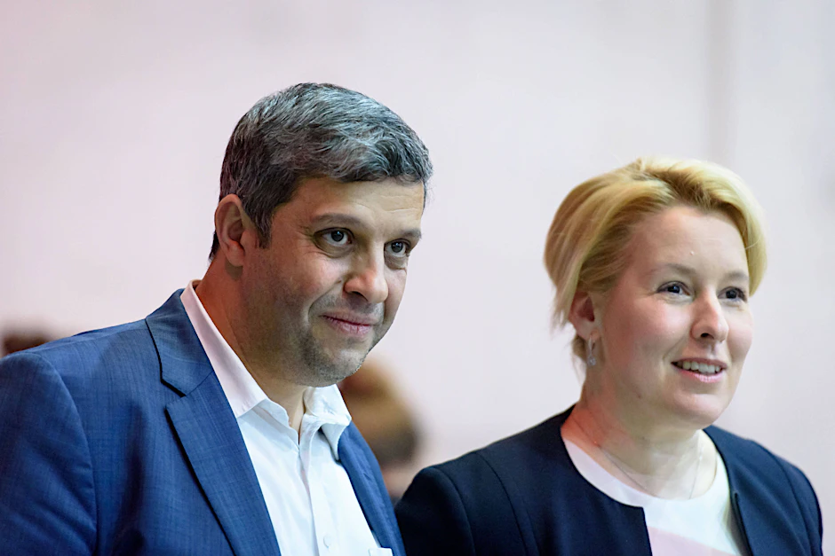 Raed Saleh und Franziska Giffey.