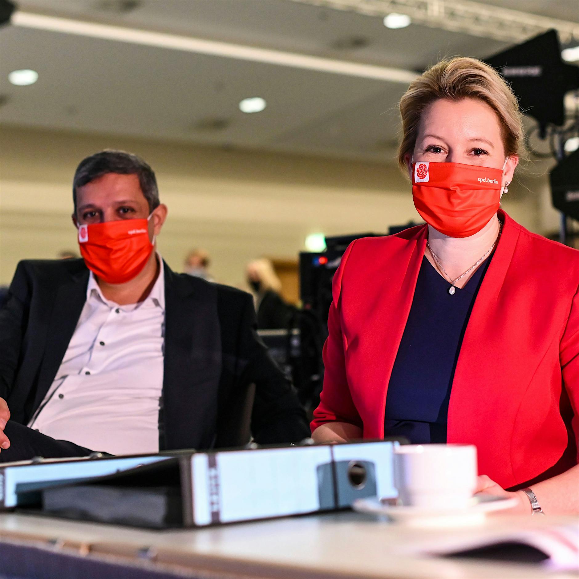 Am Ende waren Franziska Giffey und Raed Saleh vor allem erleichtert