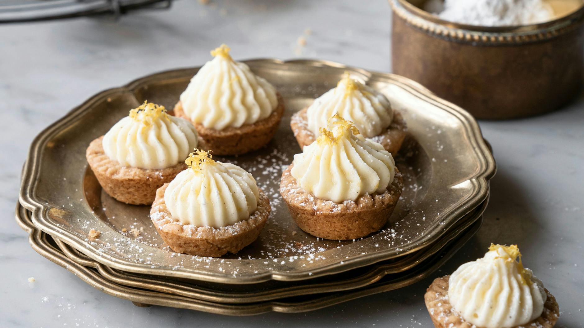Zitronen-Cremetörtchen
