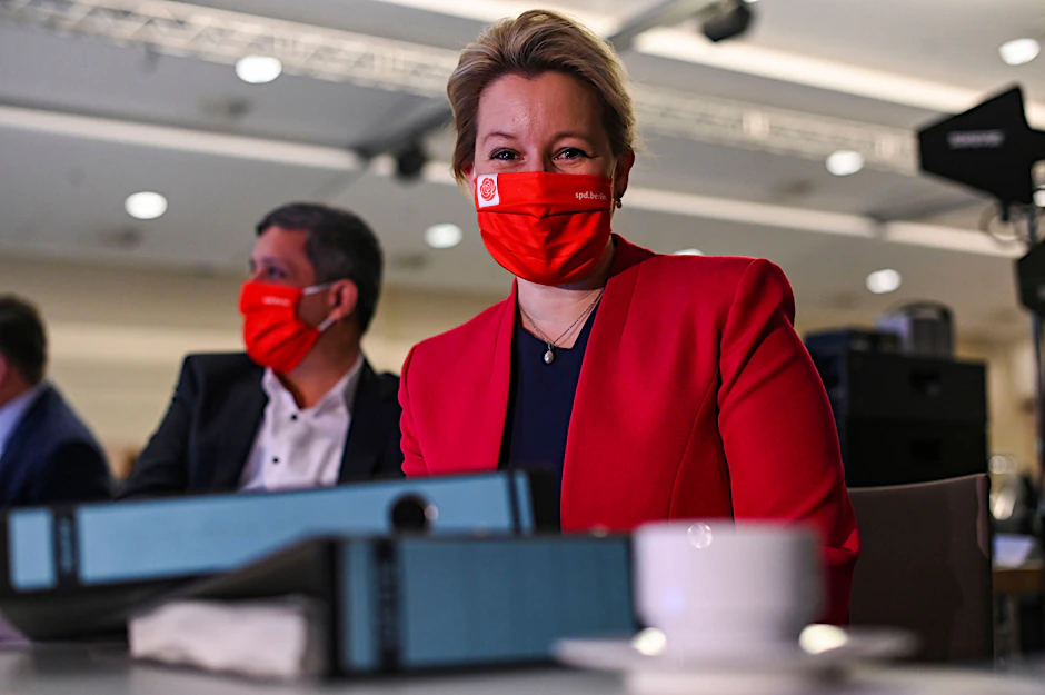 Landesvorsitzende ist Franziska Giffey jetzt. Aber wird sie auch Regierende Bürgermeisterin?
