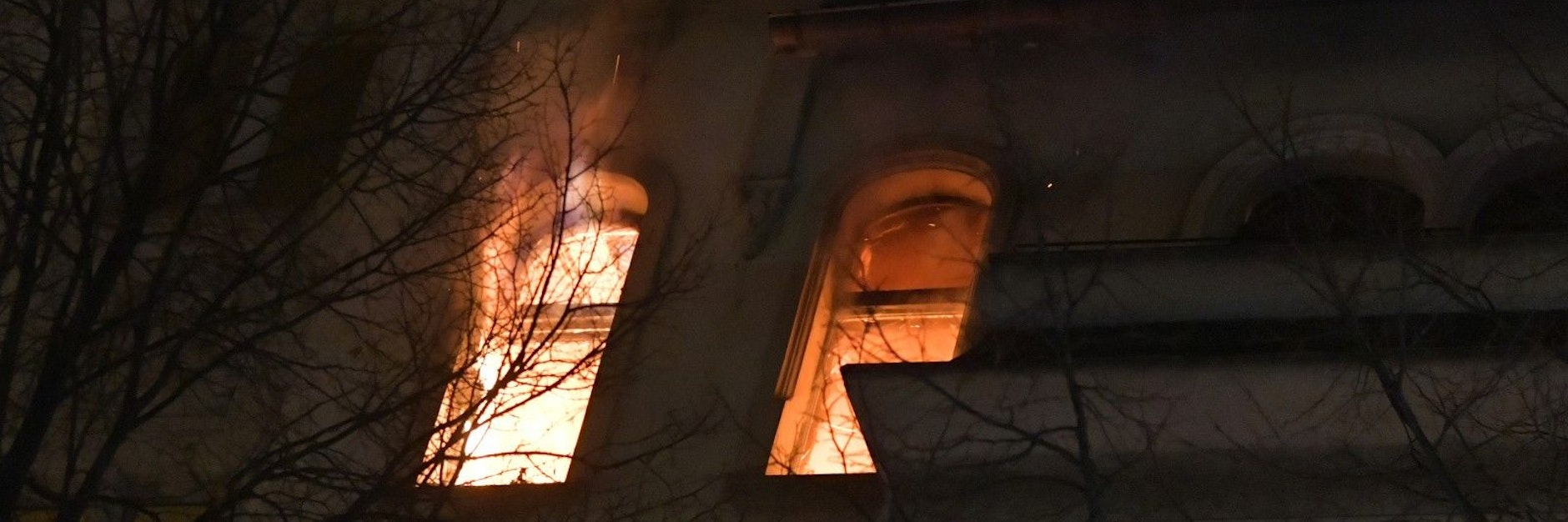 Im vierten Stock brach das Feuer aus.