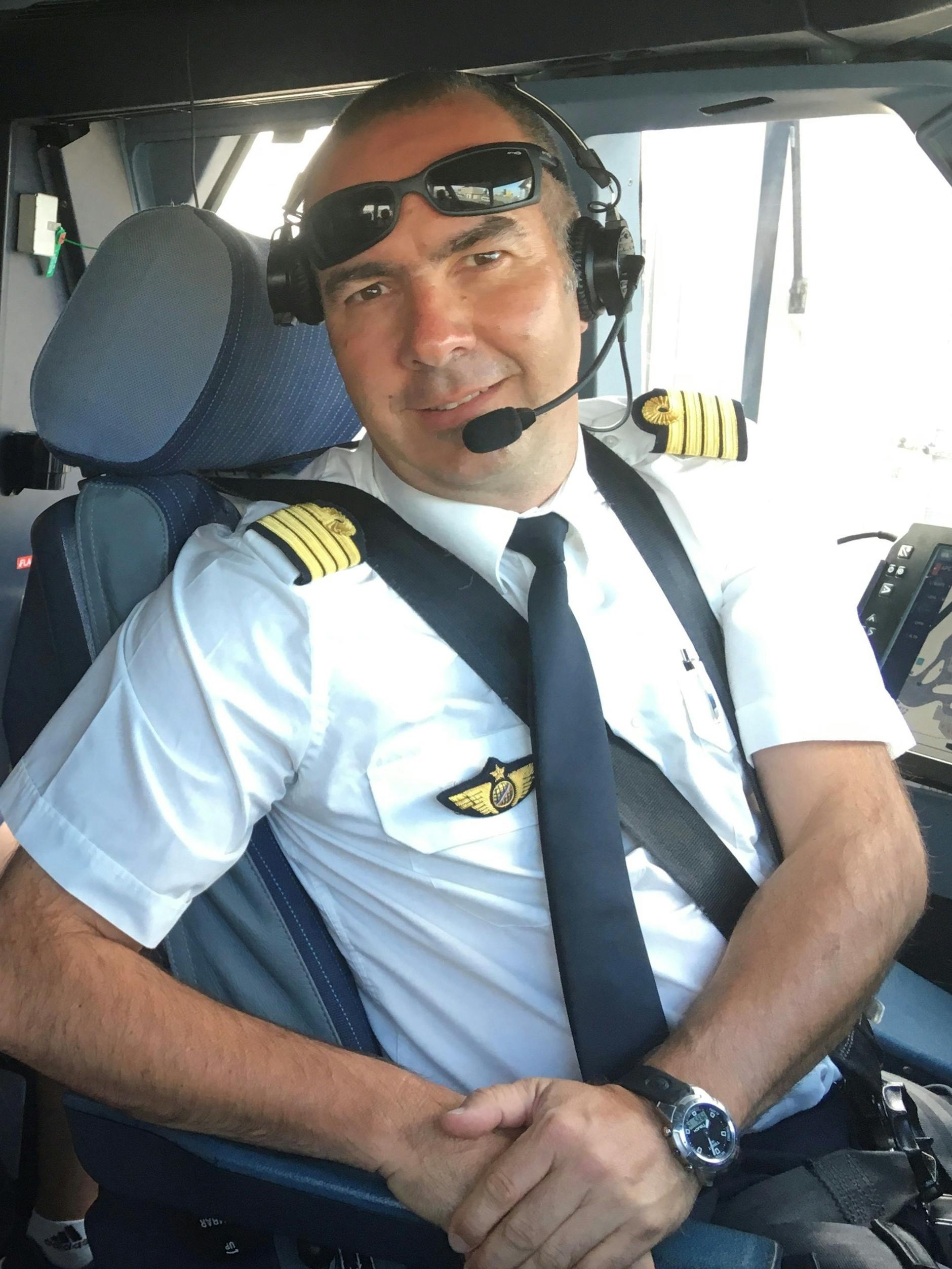 „Ich bin sehr glücklich, dass ich der Kapitän sein werde“: Christophe Ruch steuert am 8. November AF1235 von Tegel nach Paris.