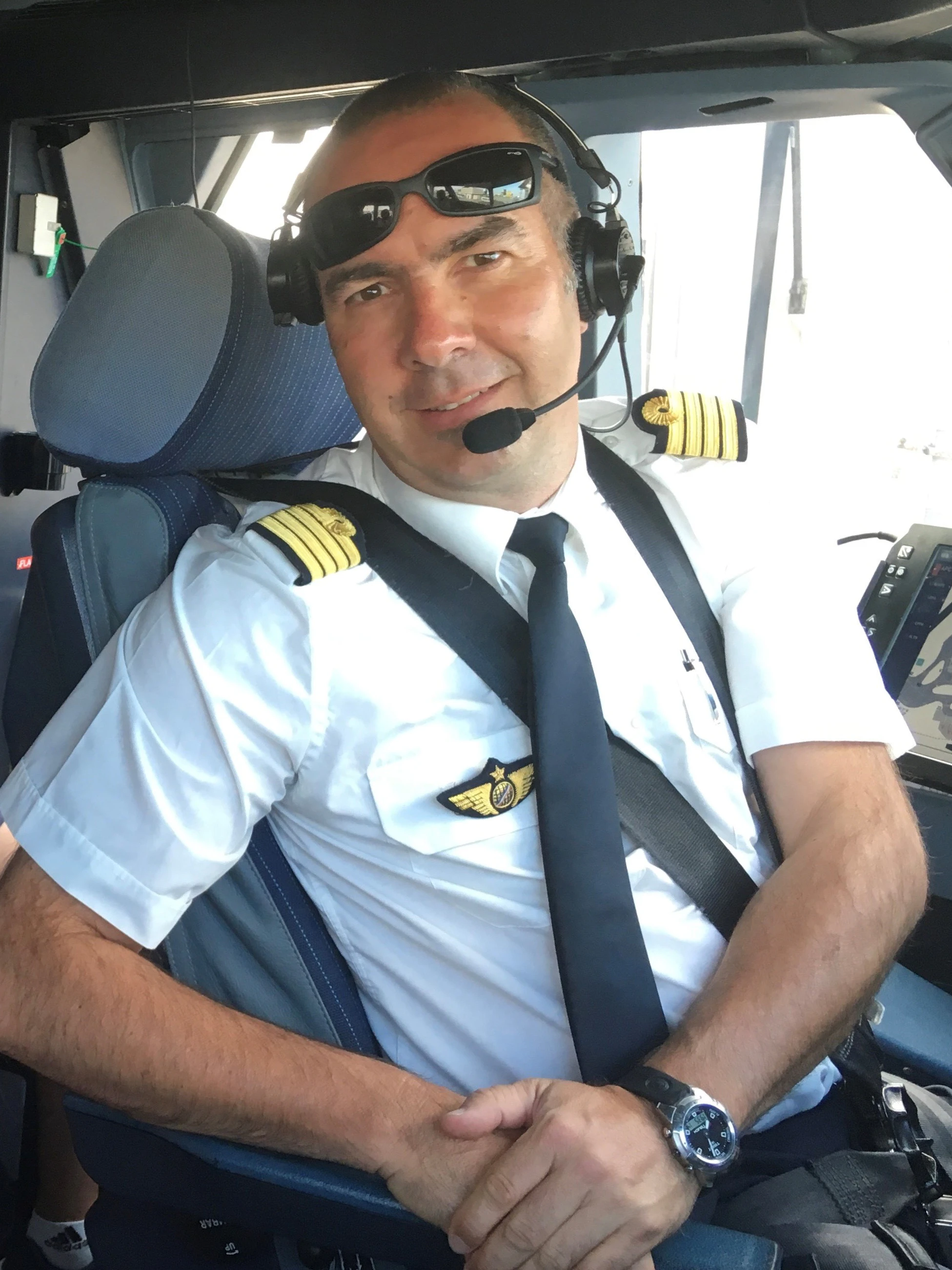 „Ich bin sehr glücklich, dass ich der Kapitän sein werde“: Christophe Ruch steuert am 8. November AF1235 von Tegel nach Paris.