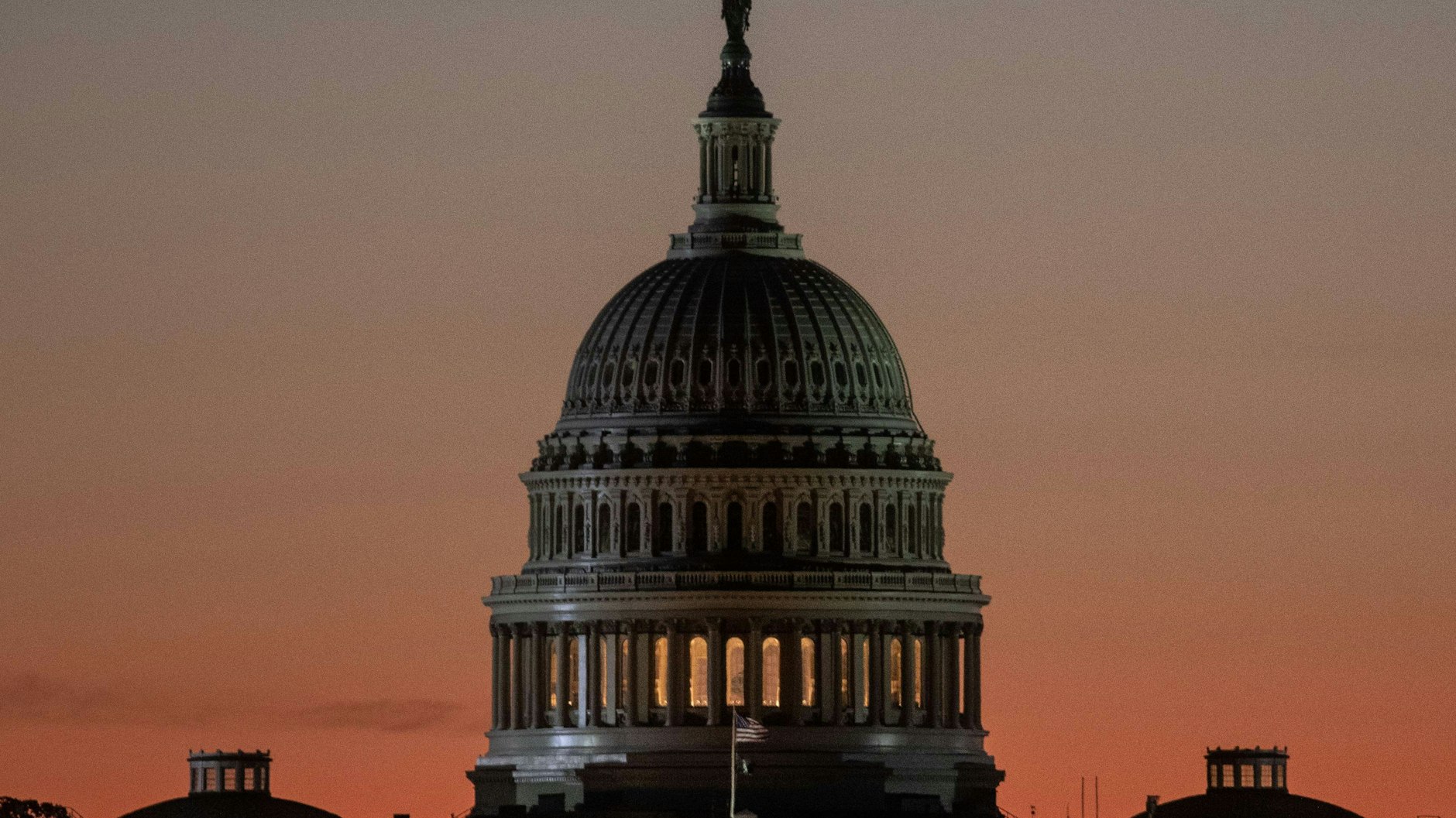 Sonnenaufgang über dem Capitol in Washington&nbsp;<br>