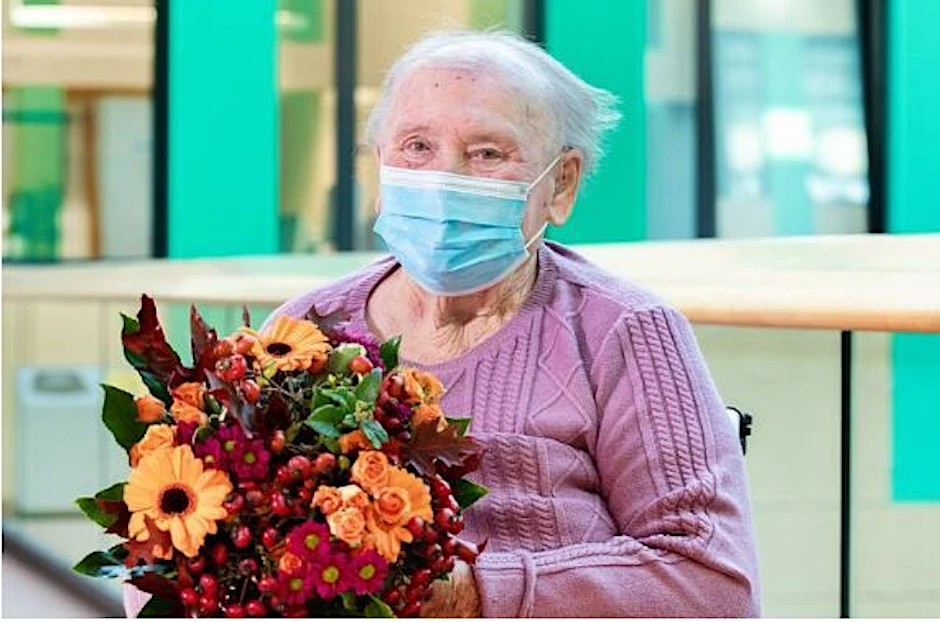 Patientin Else Troche kann die Klinik wieder verlassen.