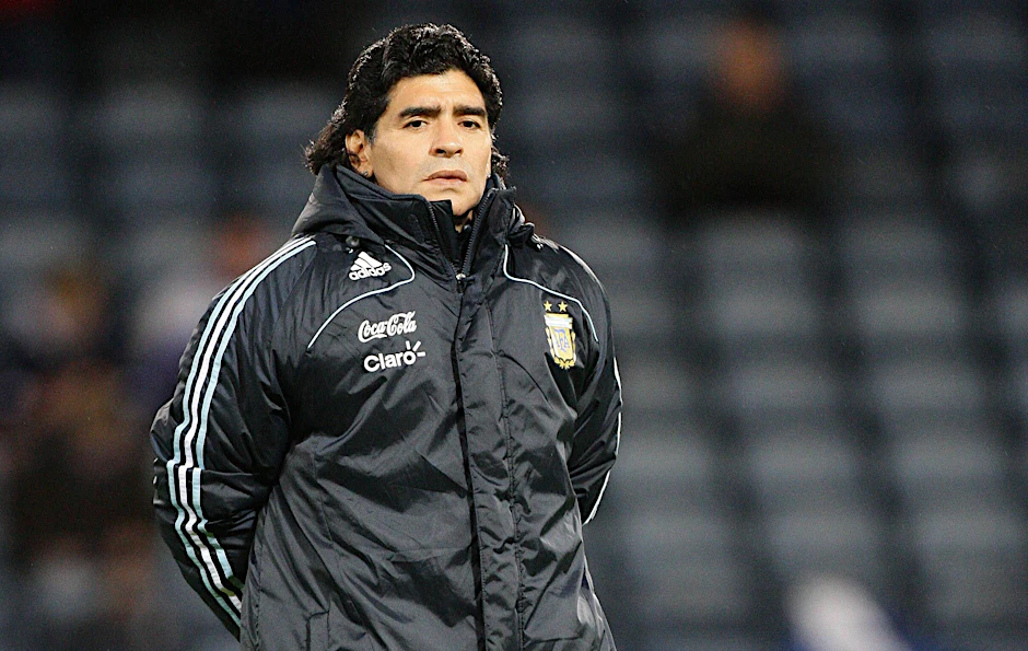 So gut wie auf diesem Bild geht es Diego Maradona schon lange nicht mehr.