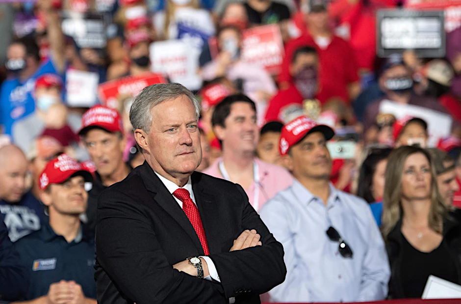 Mark Meadows ist einer der wichtigsten Mitarbeiter von Donald Trump.