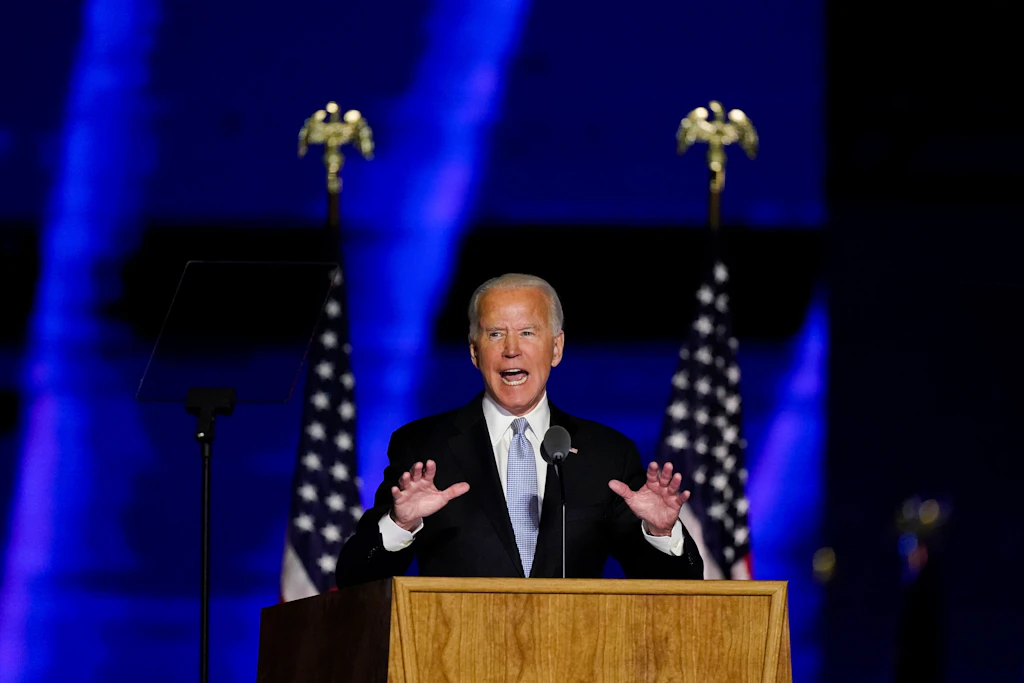 Siegesrede von Biden: „Es ist Zeit für Amerika zusammenzukommen. Und zu heilen“