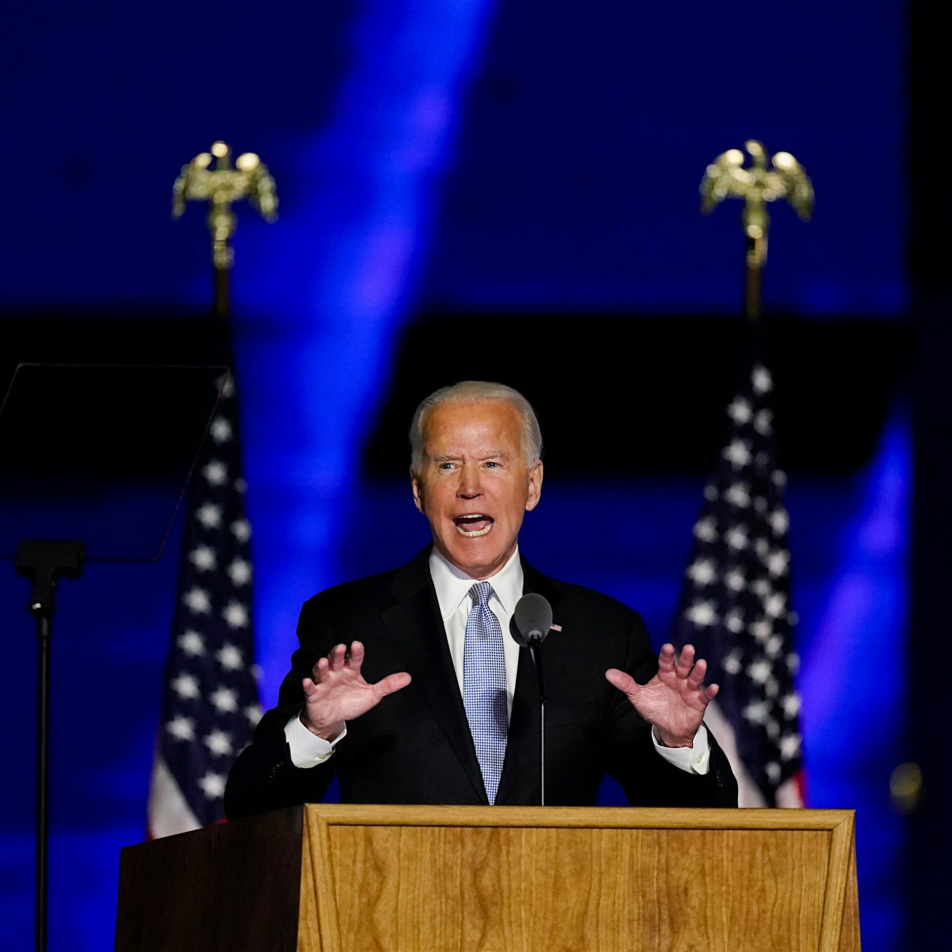 Siegesrede von Biden: „Es ist Zeit für Amerika zusammenzukommen. Und zu heilen“