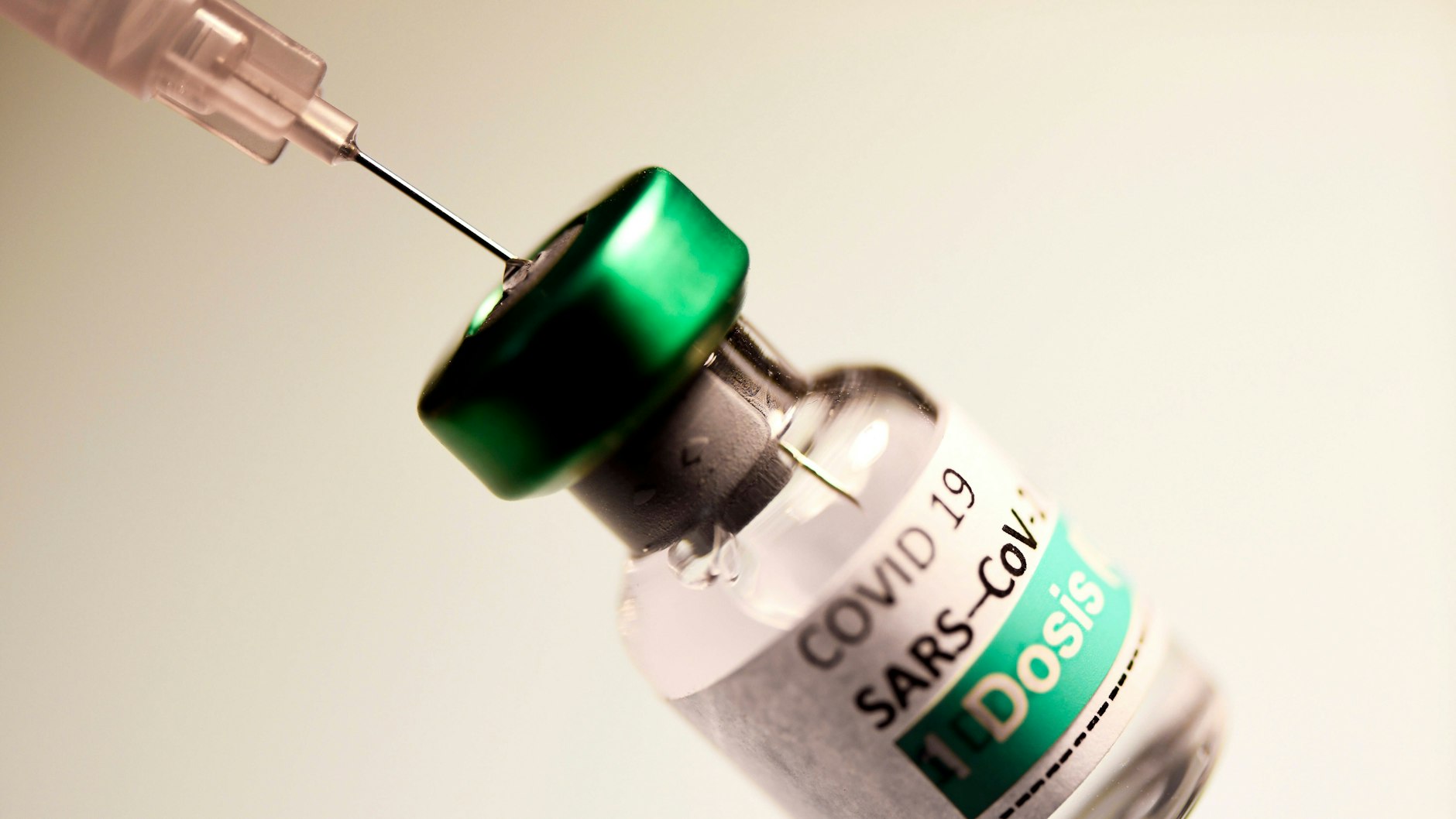 Symbolbild eines Impfstoffs gegen Sars-CoV-2.