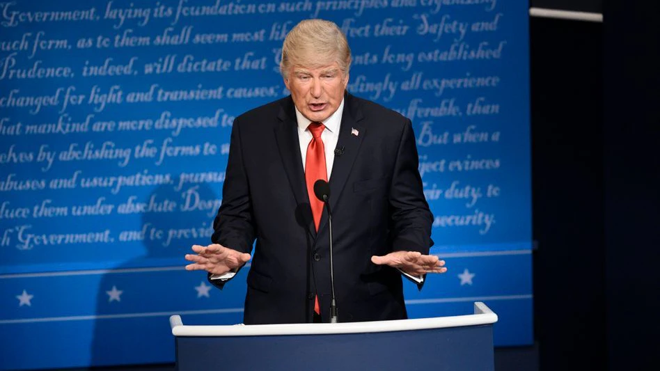 Alec Baldwin als Donald Trump