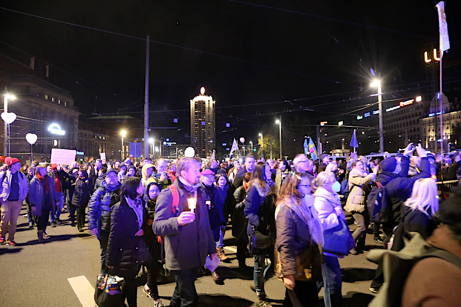 Großdemo in Leipzig gegen die Coronapolitik der Bundesregierung am vergangenen Wochenende.
