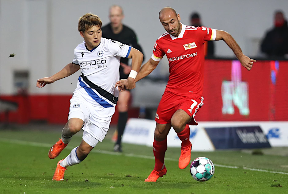 Andy Gogia feierte gegen Bielefeld sein Comeback.