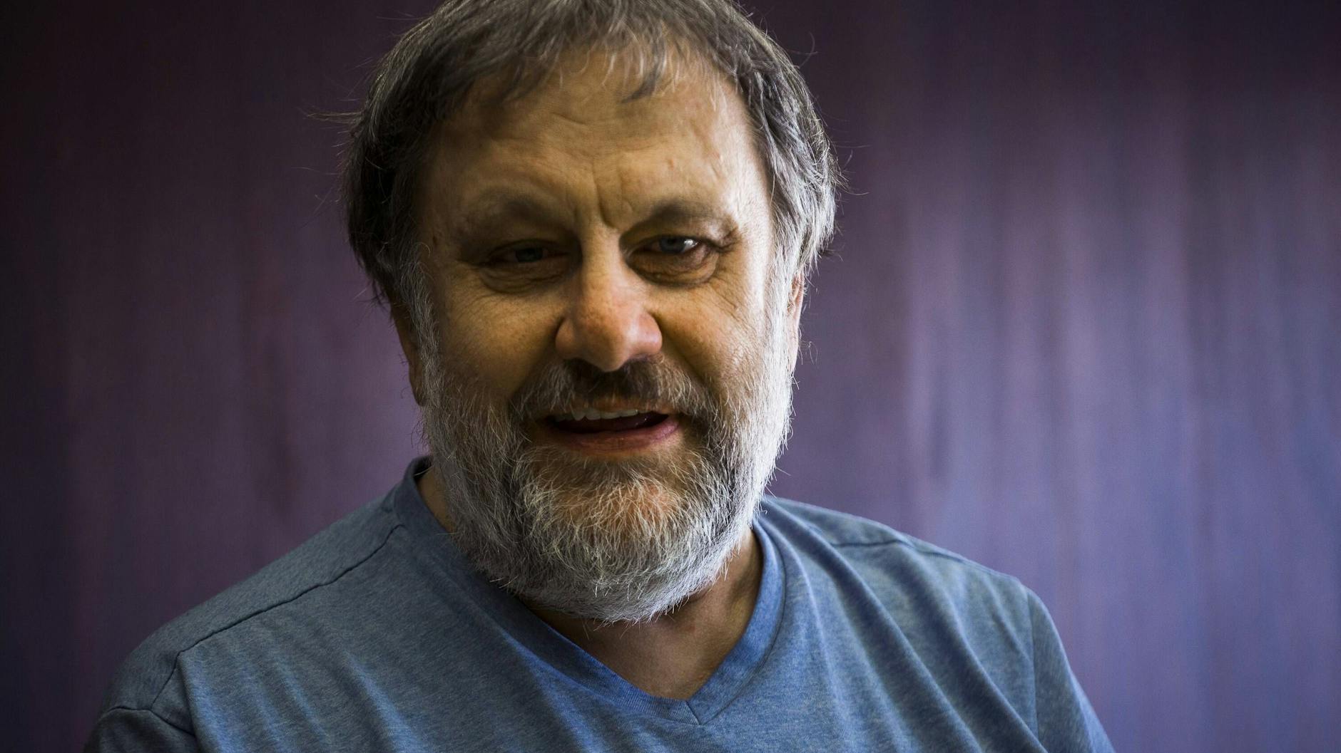 Der slowenische Philosoph Slavoj Zizek im Jahr 2017.