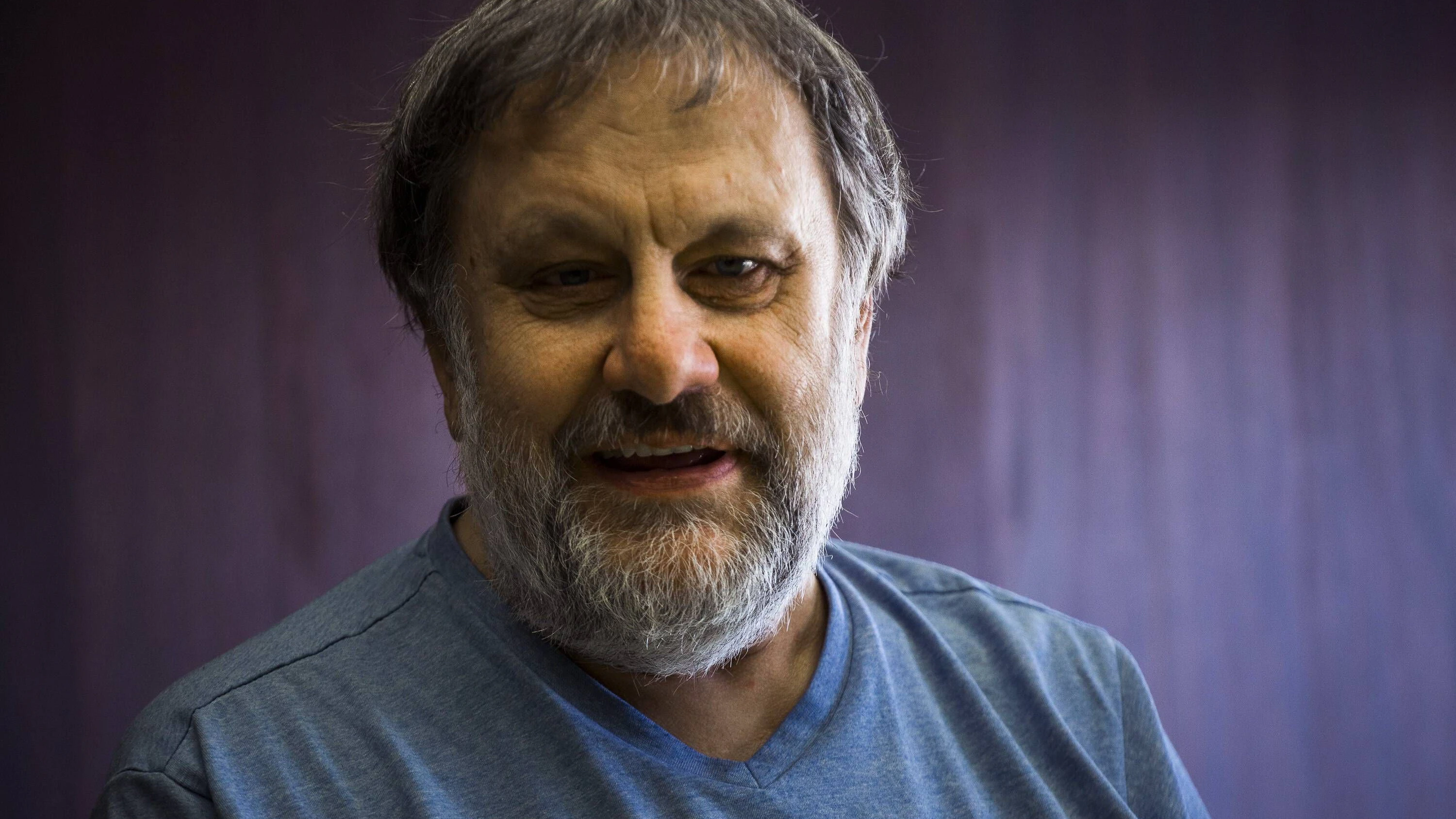 Der slowenische Philosoph Slavoj Zizek im Jahr 2017.