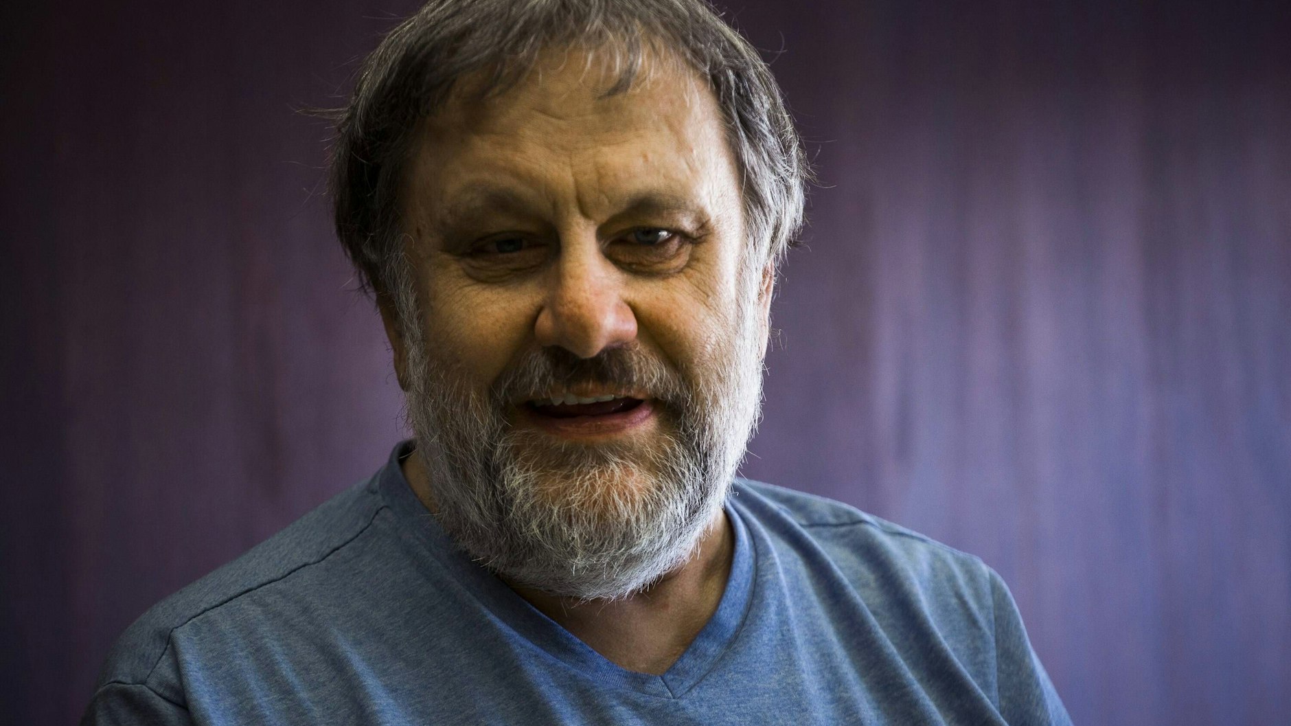 Der slowenische Philosoph Slavoj Zizek im Jahr 2017.