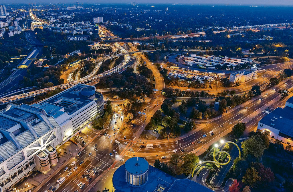 Das Autobahndreieck Funkturm wird bis 2032 zu einer Großbaustelle