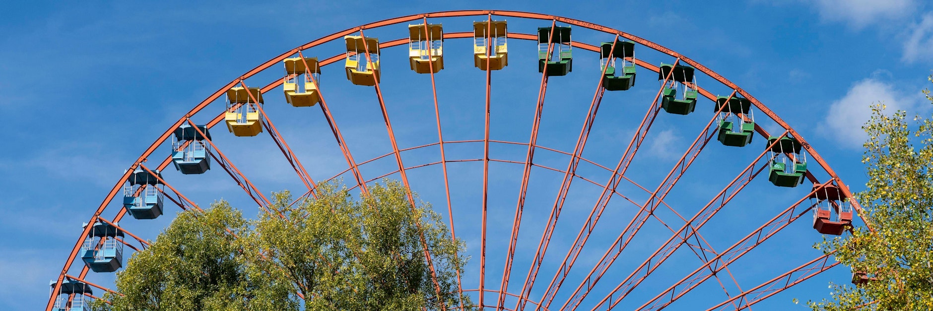 Das Riesenrad ist das Wahrzeichen des Parks, soll im kommenden Jahr abgebaut werden.