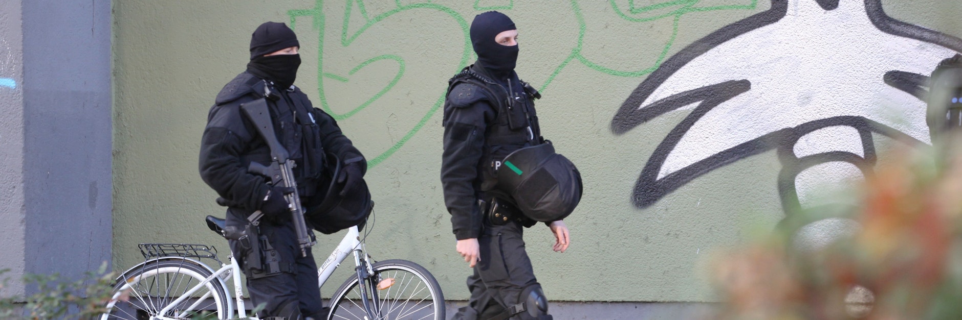 Die Polizei im Einsatz (Symbolbild).