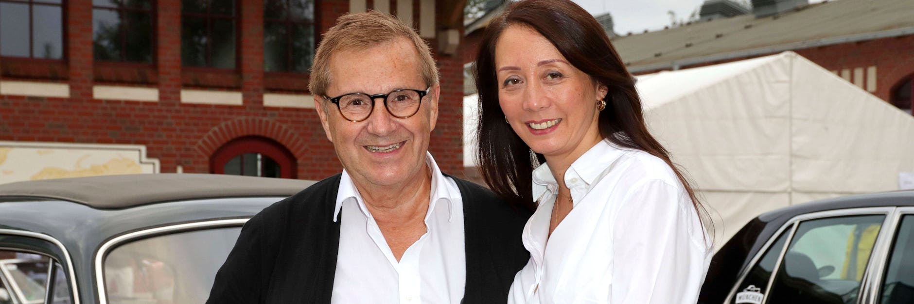 Jan Hofer mit Ehefrau Phong Lan Hofer.