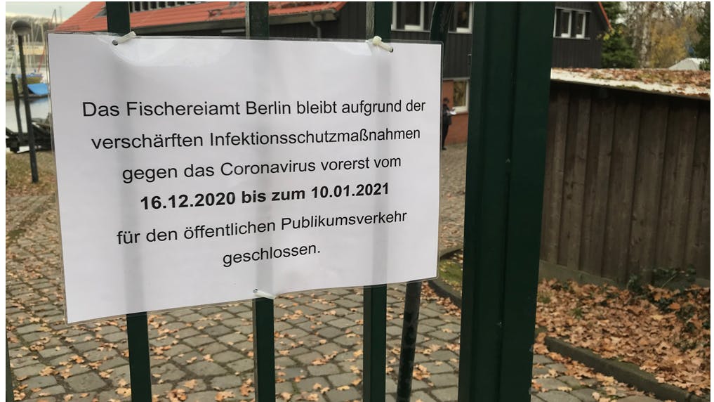 Nicht nur Geschäfte, auch Behörden machen im Lockdown dicht.