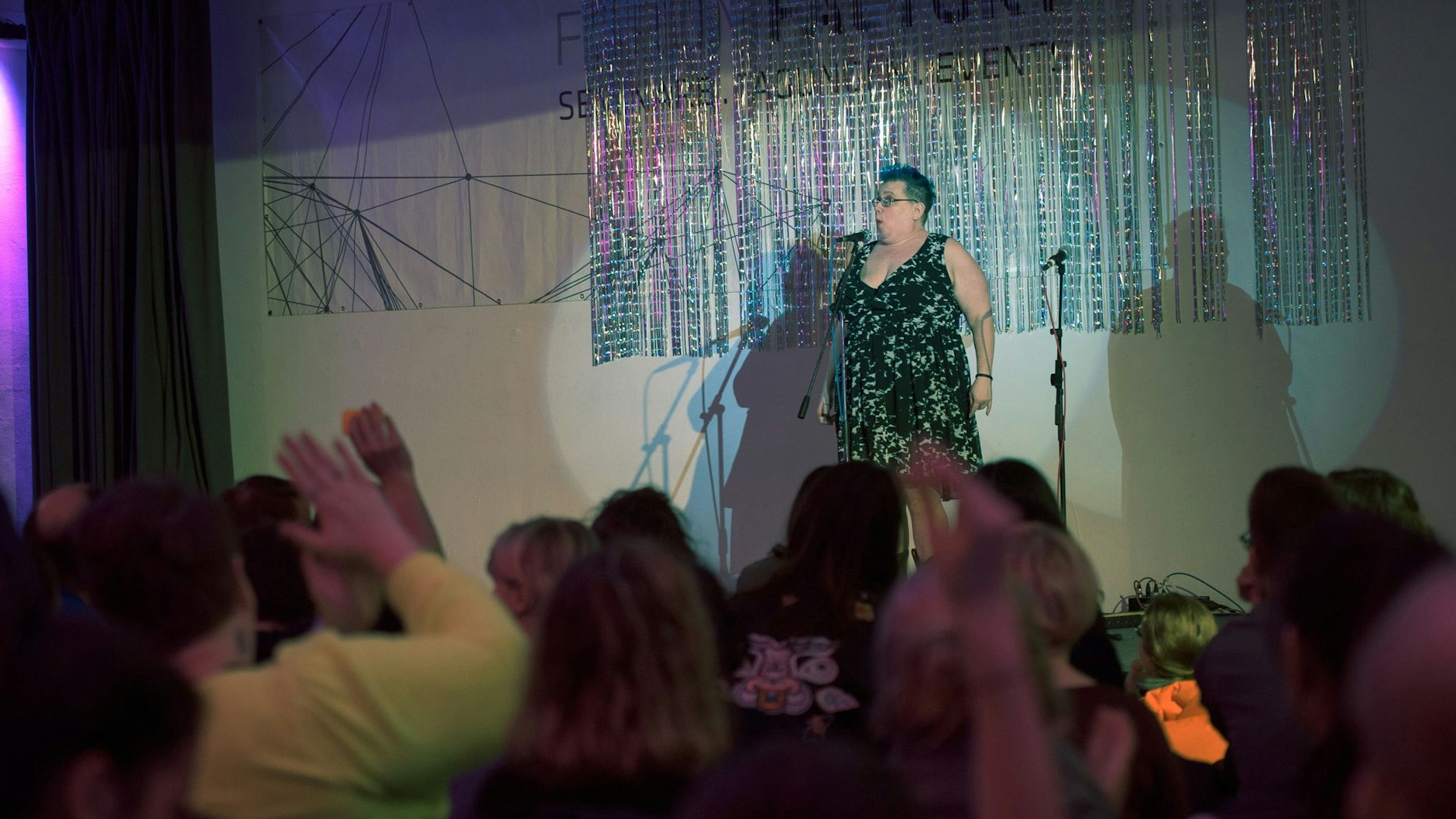 Cameryn Moore on stage in February 2020.