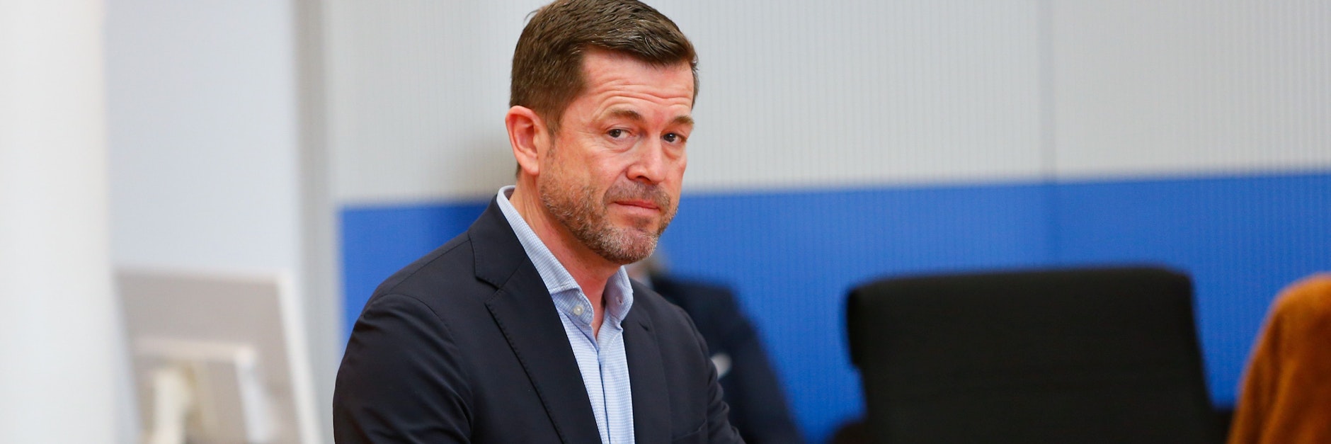 Ex-Verteidigungsminister Karl-Theodor zu Guttenberg vor der Sitzung des Wirecard-Untersuchungsausschusses des Bundestages