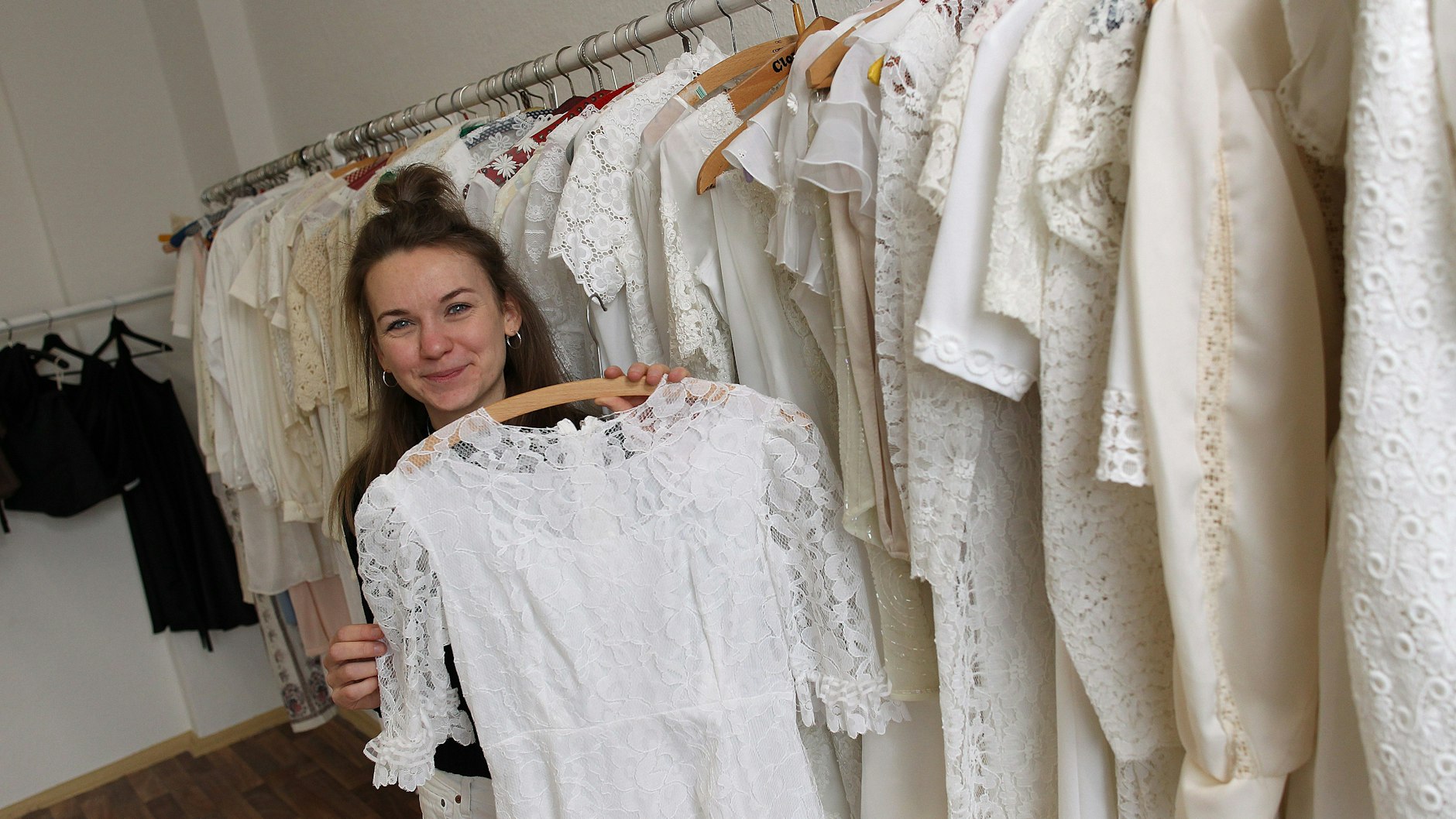 Leonie Kriegshammer hat aus ihrer Brautkleider-Sammlung ein Geschäft gemacht.