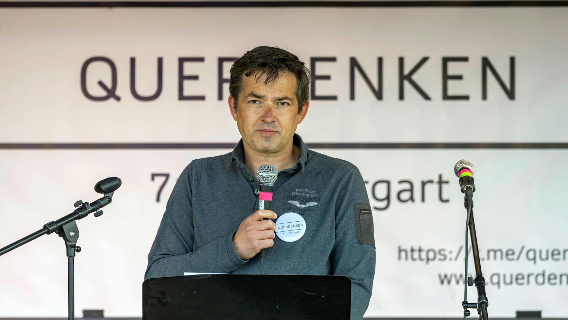 Der Querdenken-Gründer Michael Ballweg 