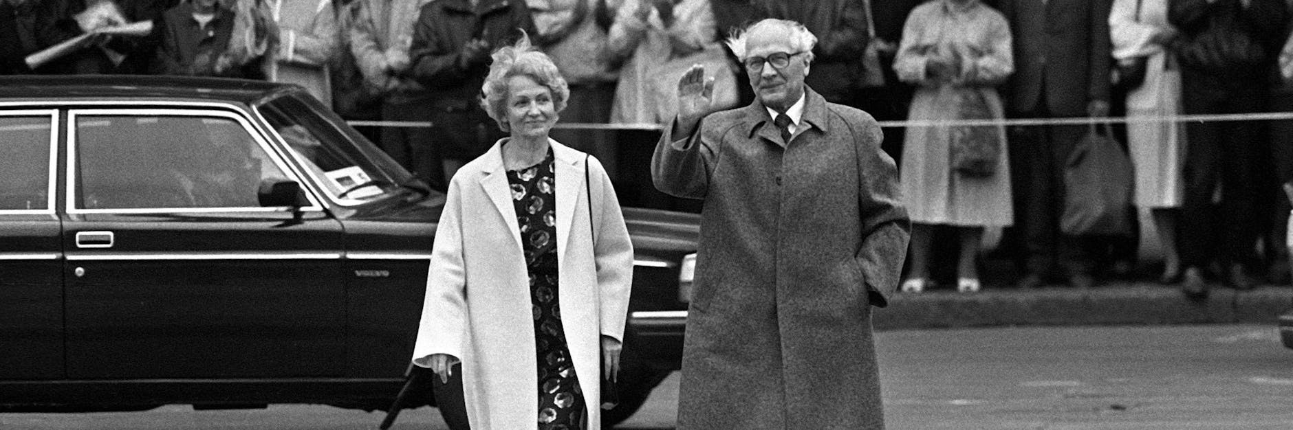 Erich und Margot Honecker 1987. In diesem Jahr wurde in Berlin die 750-Jahr-Feier zelebriert - und das Wort Kiez feierte ein Comeback. 