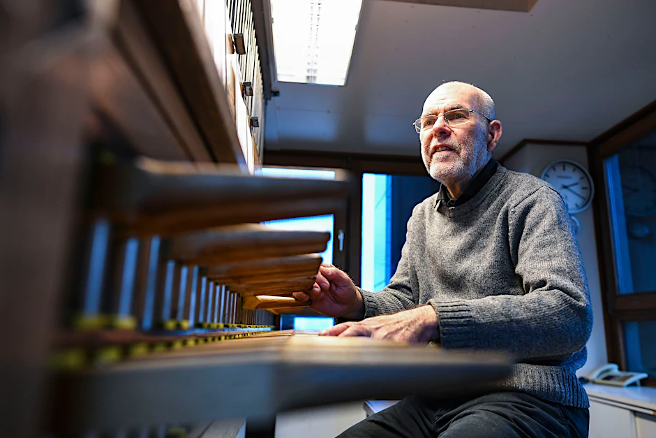 Jeffrey Bossin am Carillon.