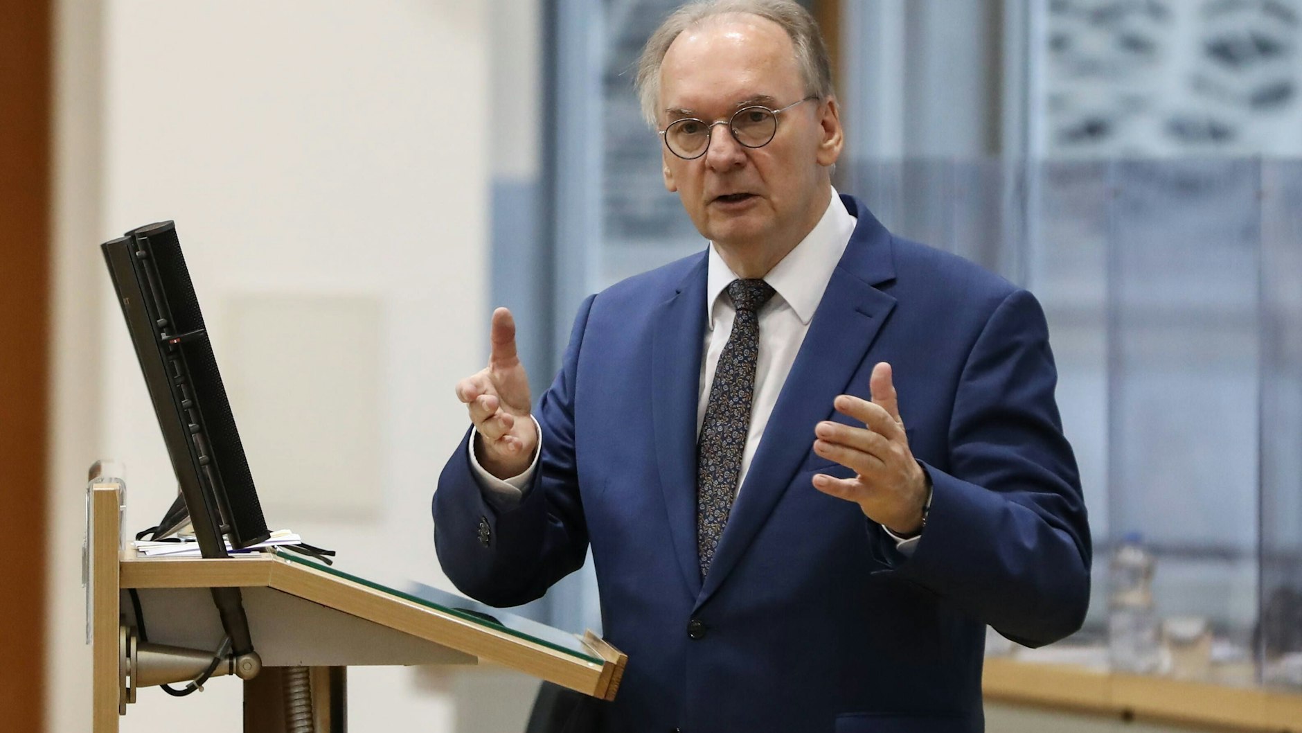 Sachsen-Anhalts Regierungschef Dr. Reiner Haseloff (CDU)