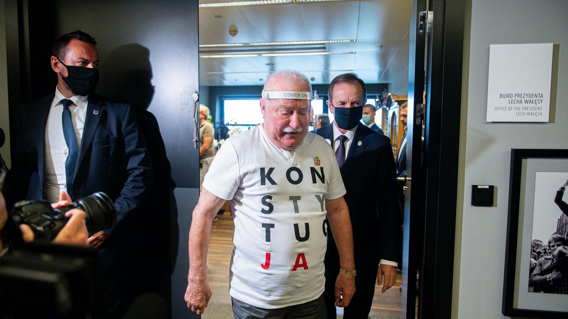 Walesa Ende August in Danzig.