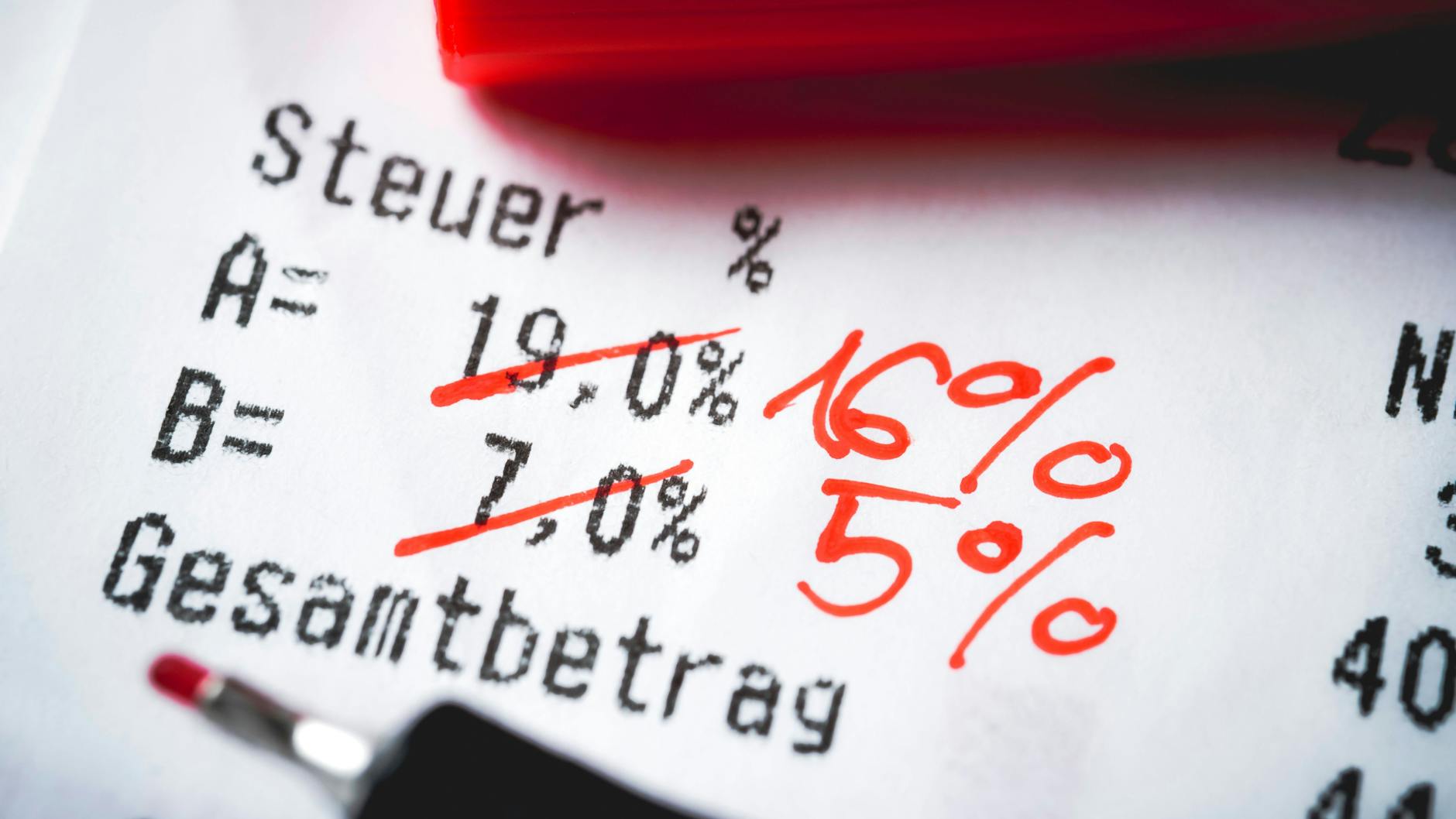 Die Mehrwertsteuersenkung soll zum Jahresende ablaufen.
