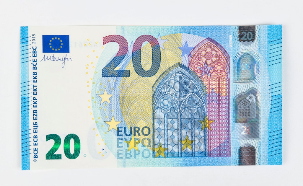 20EuroSchein bekommt Lackierung