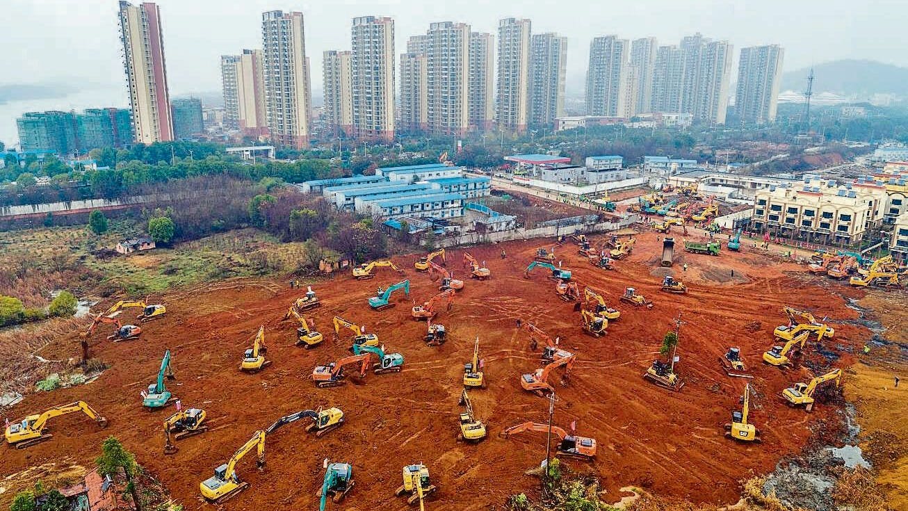 Im Januar 2020 wütete das Coronavirus im chinesischen Wuhan. Für Covid-19-Patienten wurden sogar neue Krankenhäuser gebaut.