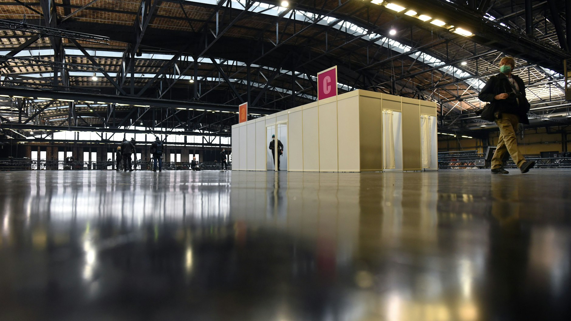 Arena Berlin: Das Corona-Impfzentrum in Treptow (Archivbild).