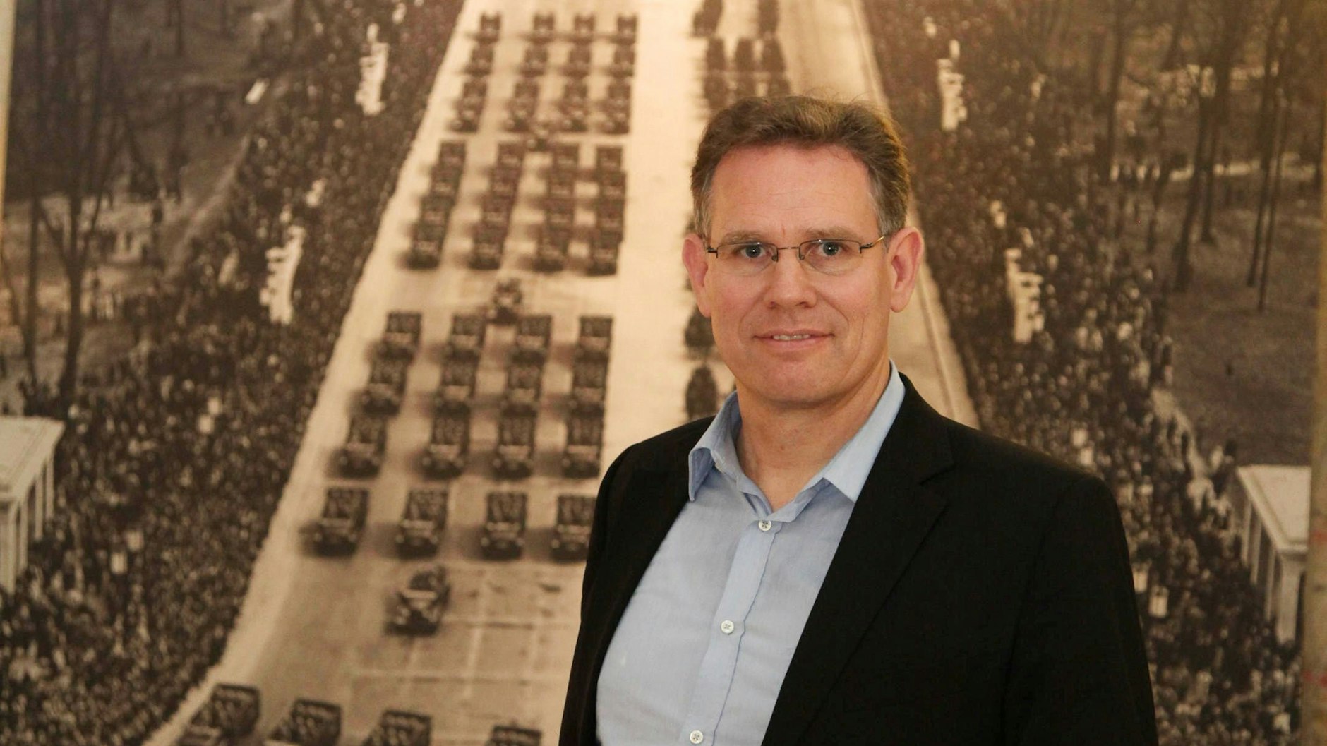 Der Historiker Alexander Kropp ist einer der Autoren der Dauerausstellung „Mythos Germania“ im U-Bahnhof Gesundbrunnen.