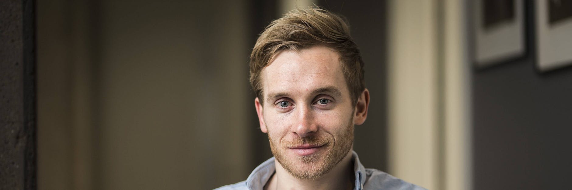 Schauspieler Samuel Koch bei einem Termin in Berlin, 2018.