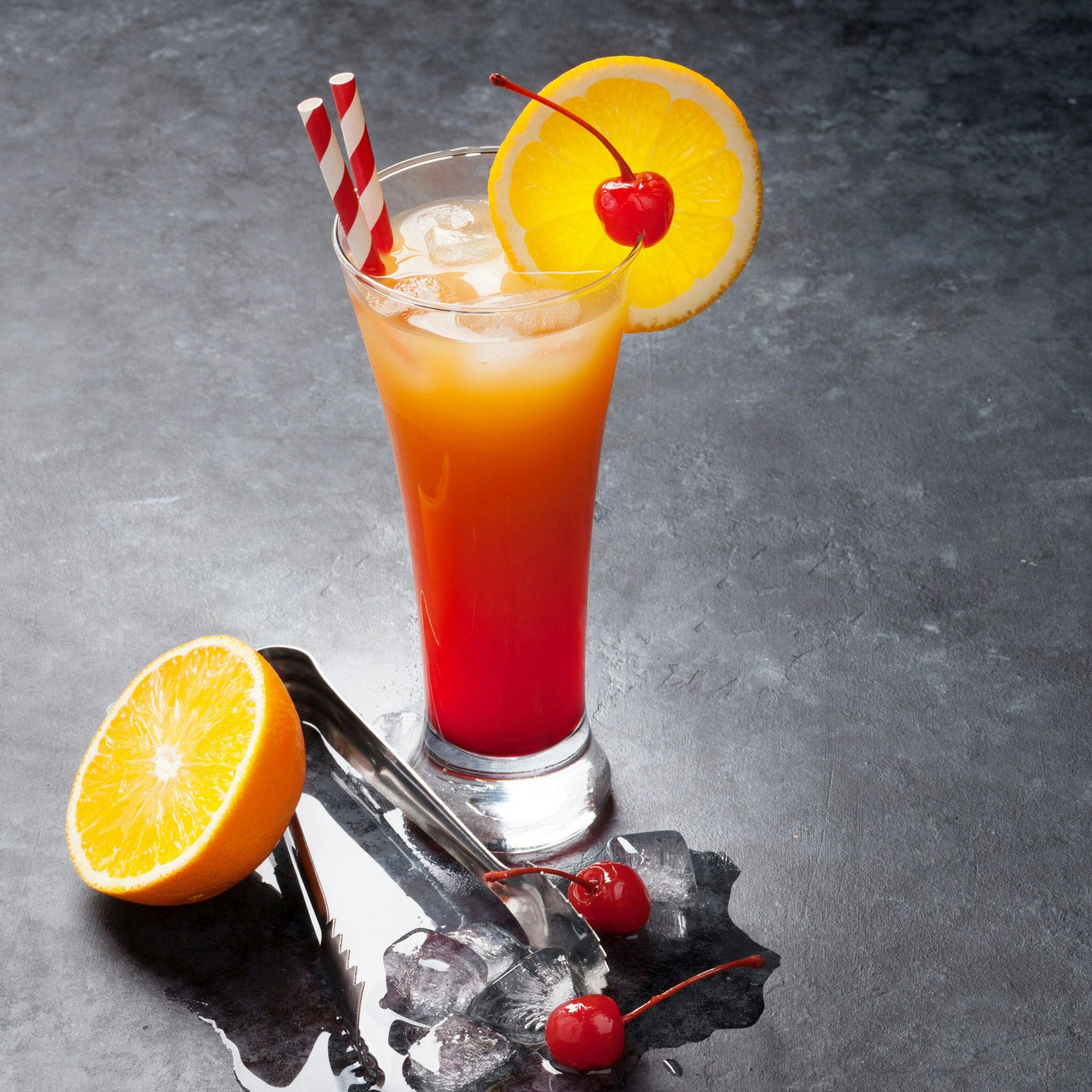 Lecker und einfach zu machen: der Tequila Sunrise.