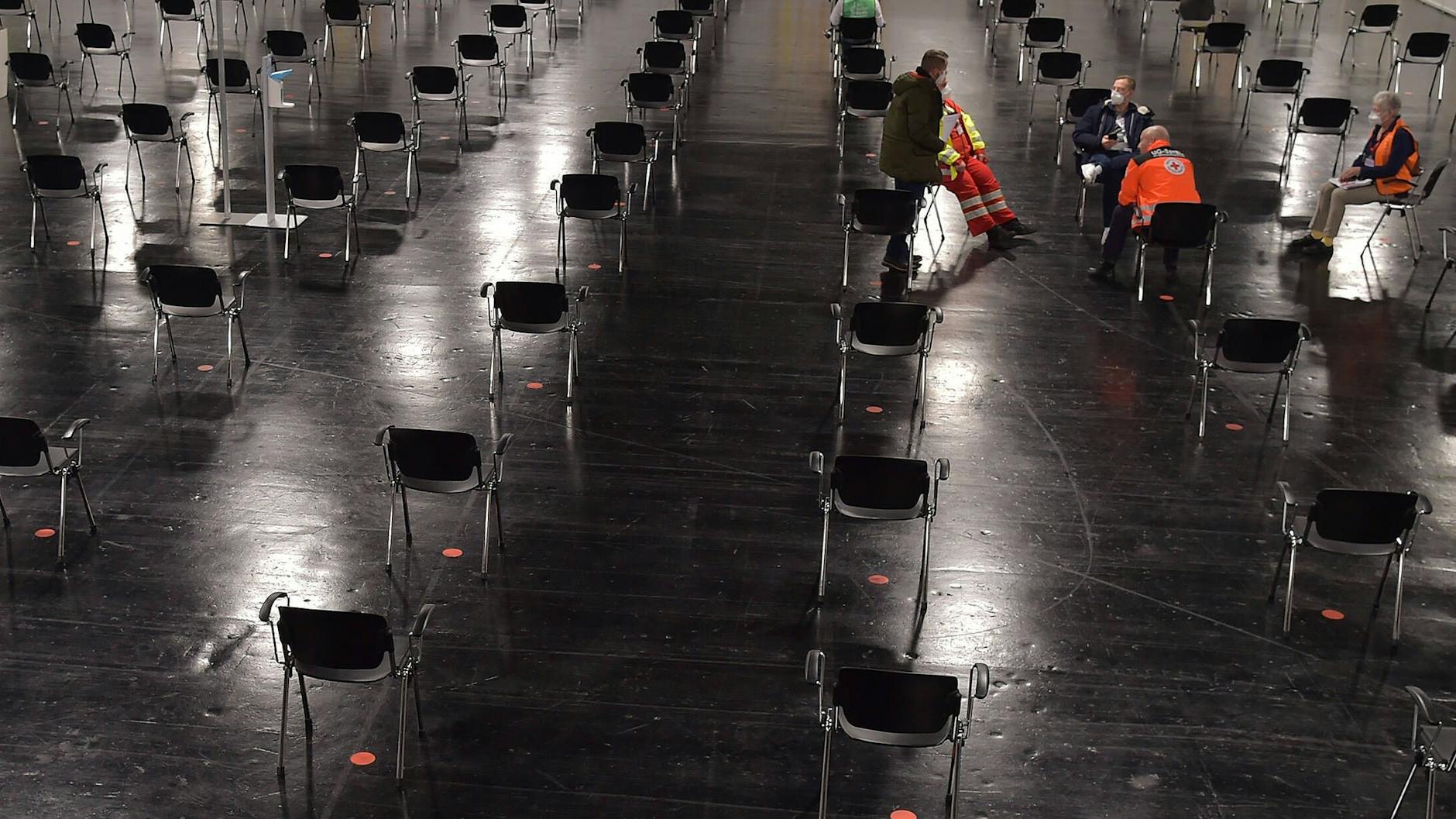 In den Impfzentren Berlins läuft der Betrieb erst nächstes Jahr an.