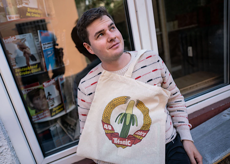 Moritz Hürtgen, Chefredakteur des Satiremagazins Titanic.
