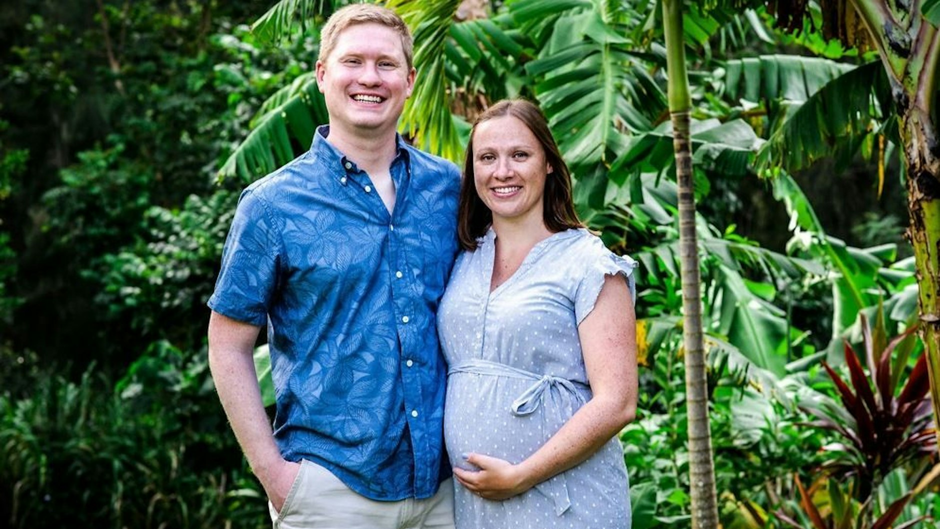 Janina mit ihrem Mann Coleman.&nbsp;