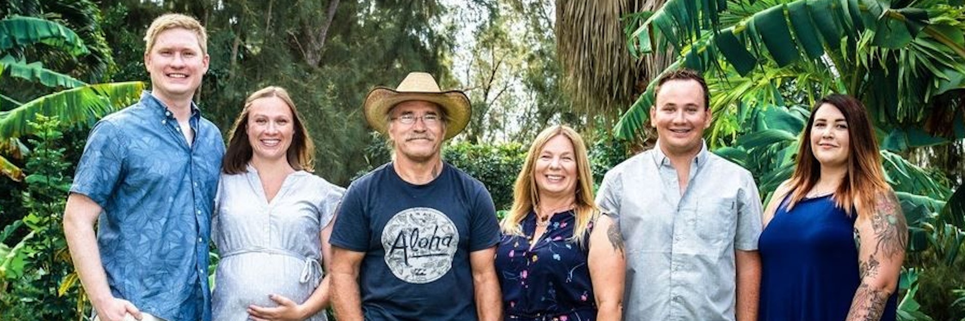 Manu und Konny Reimann mit ihren Kindern Janina (2.v.l mit Ehemann Coleman) und Jason (2.v.r. mit Ehefrau Hunter) .&nbsp;&nbsp;